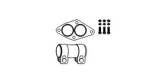 HJS 82 11 3271 Mounting Kit, catalytic converter